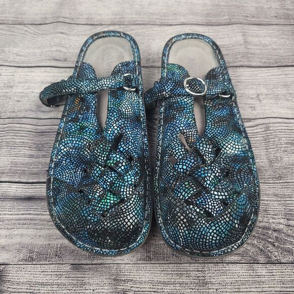 Alegria FREESEA Ric Rack Rainbow Mule Clog Sandals EU 42 / US 11.5 - Picture 3 of 7